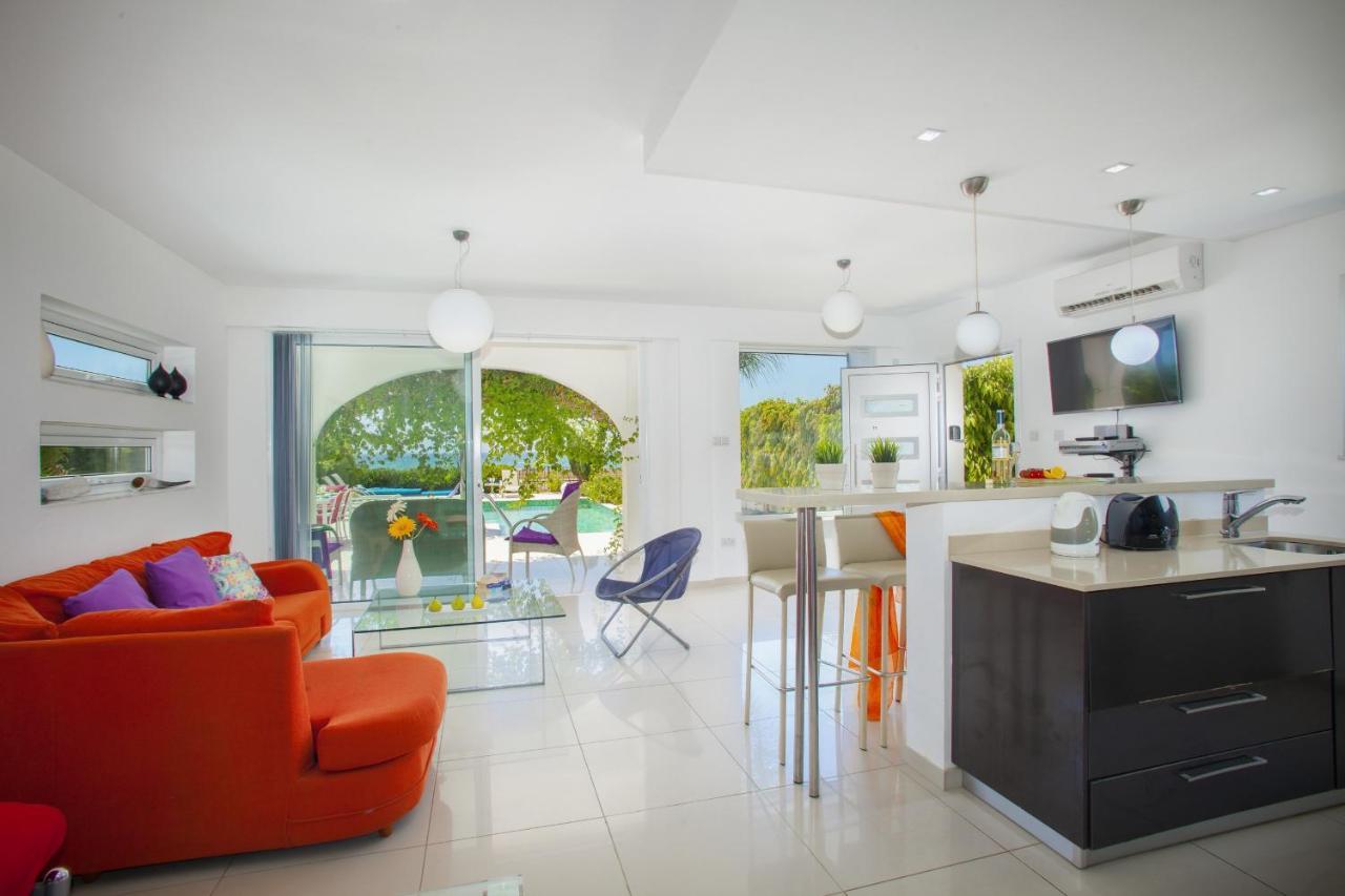 Ayia Thekla Seafront Villa Lavender Aya Napa Dış mekan fotoğraf