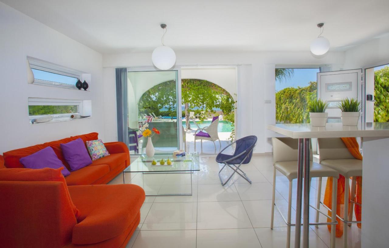 Ayia Thekla Seafront Villa Lavender Aya Napa Dış mekan fotoğraf